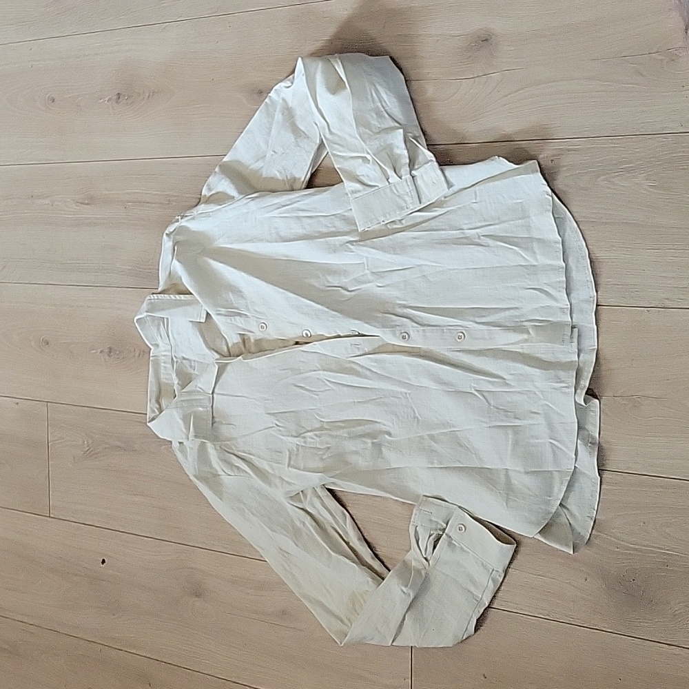 Women's cream dress shirt